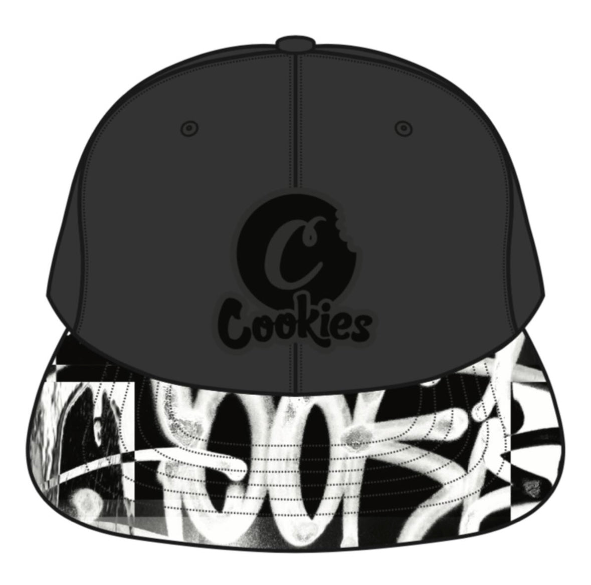 Cookies - Hat Black / White