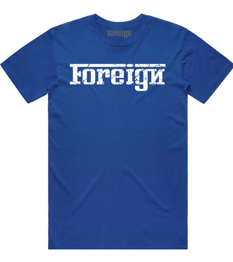 Foreign - Royal Blue / White