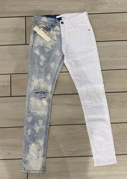 KDNK - Style No : KND4418 Blue / White Jean