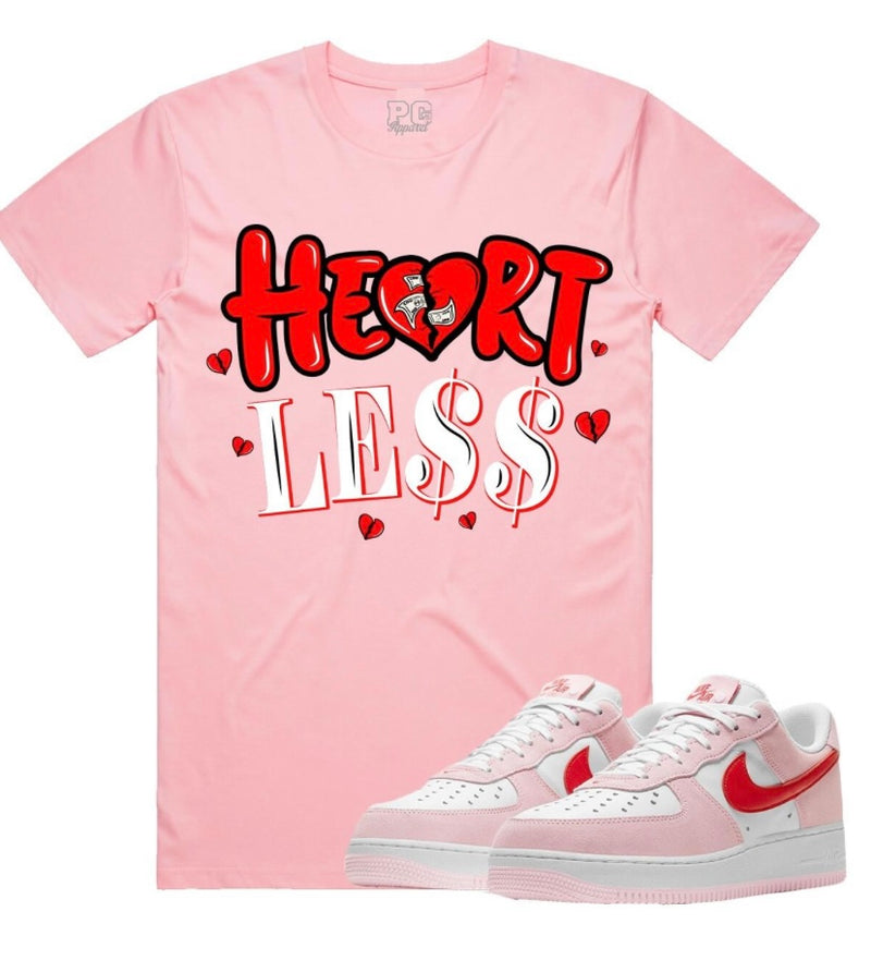 Planet Of Grapes - Heart Less Pink Tee