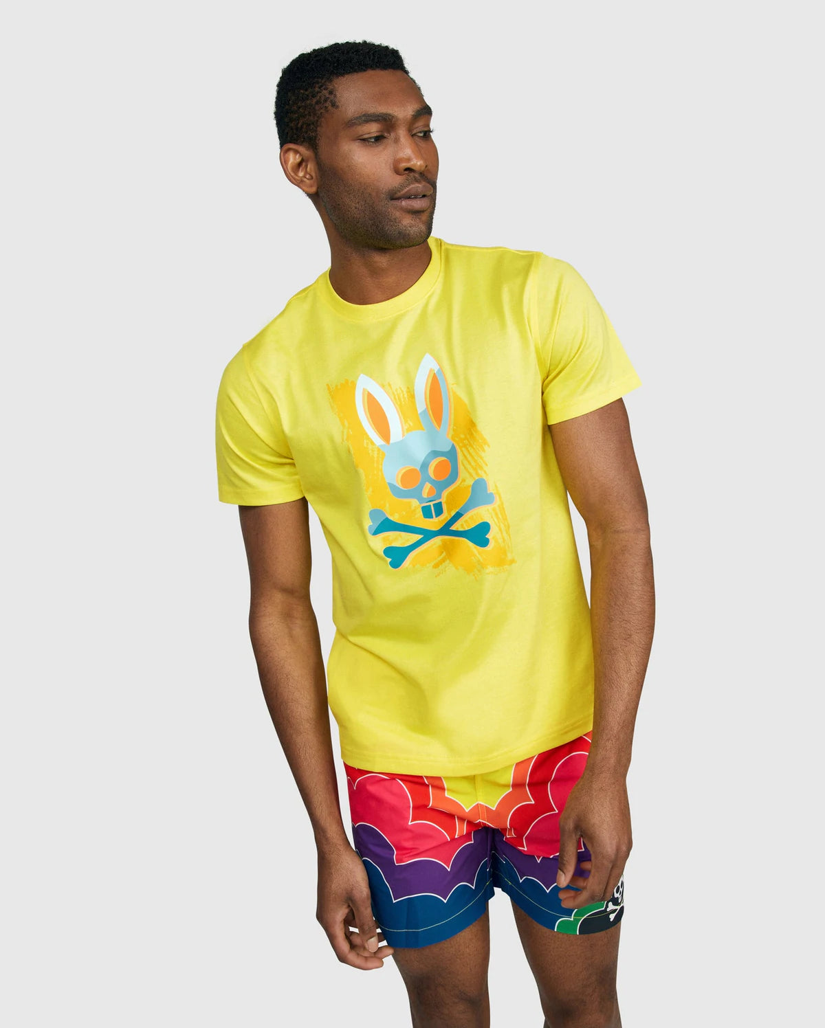 Psycho Bunny - MENS SURRELL GRAPHIC Yellow tee