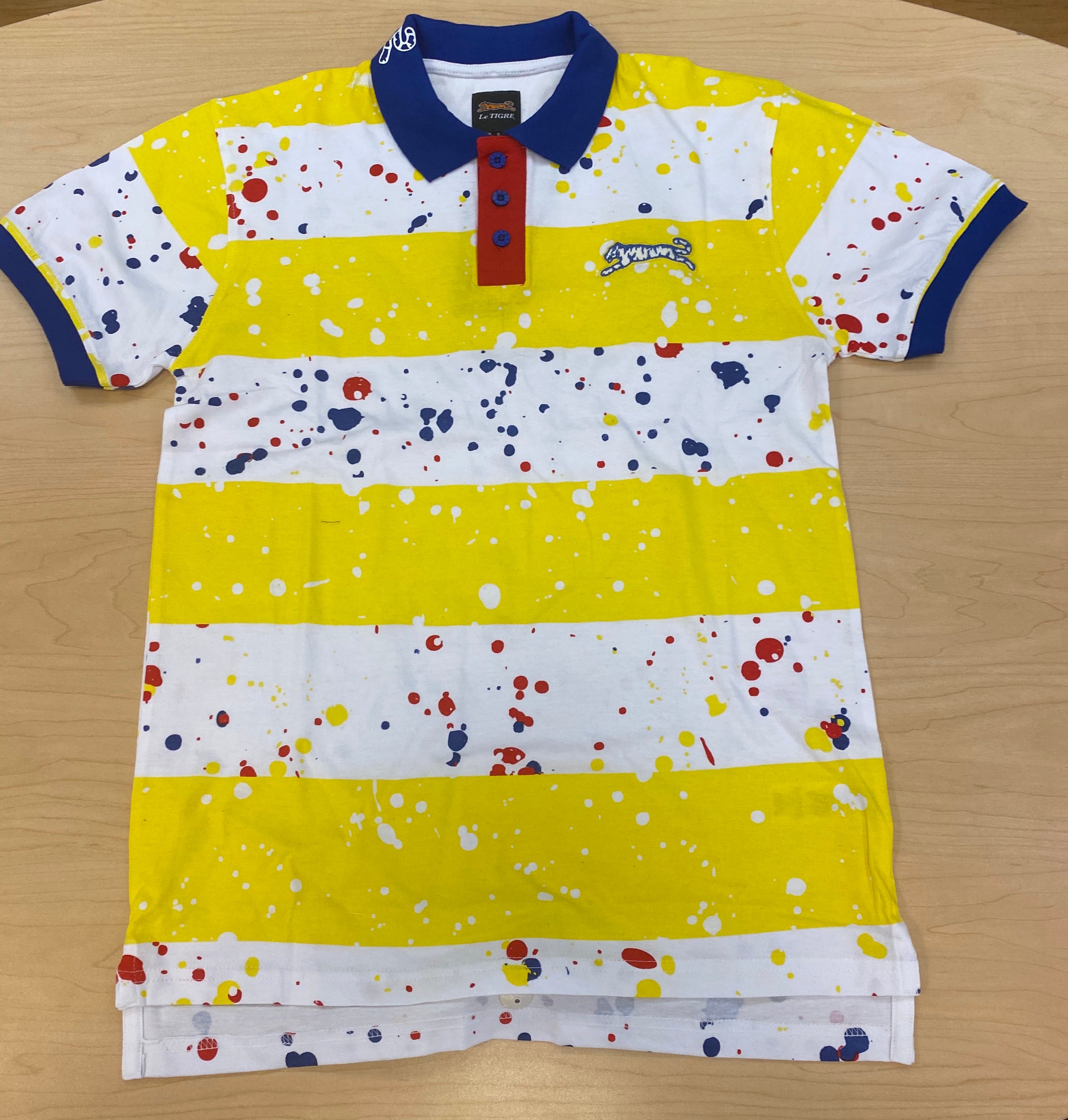 Le Tigre - LA1-357 White / Royal / Yellow Polo