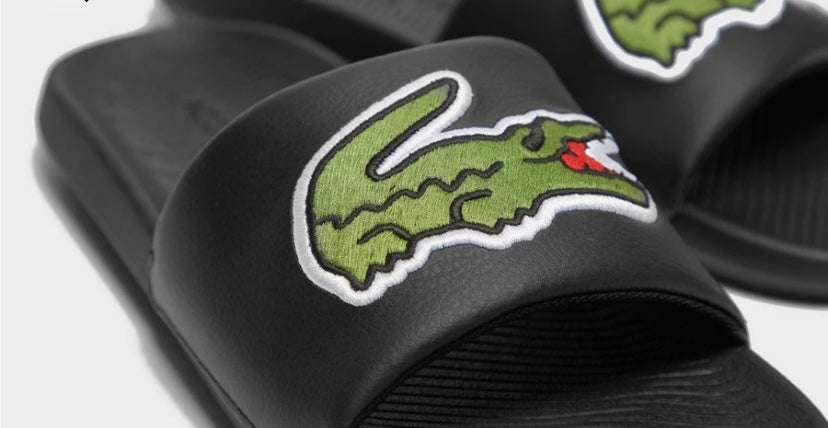 Lacoste - Slides Black / Black / Green