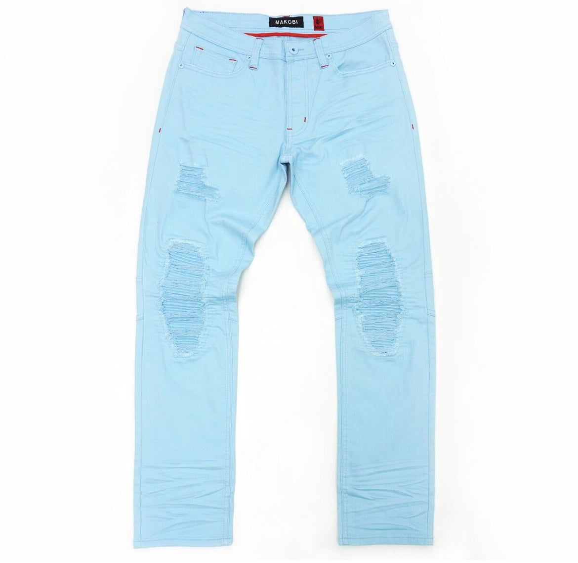 MAKOBI - SHREDDED JEANS M1971 sky blue