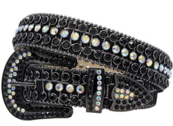 Dna - Belt Black / Black / Clear RhineStone