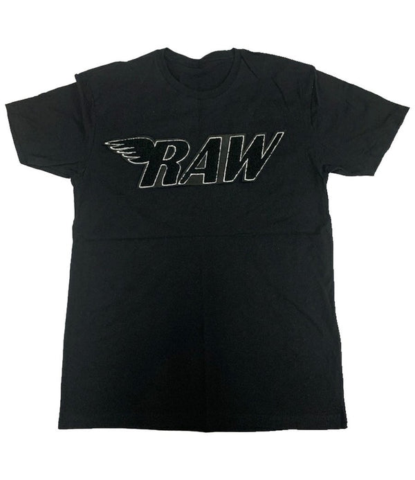 Rawyalty- RAW Black / Black Tee