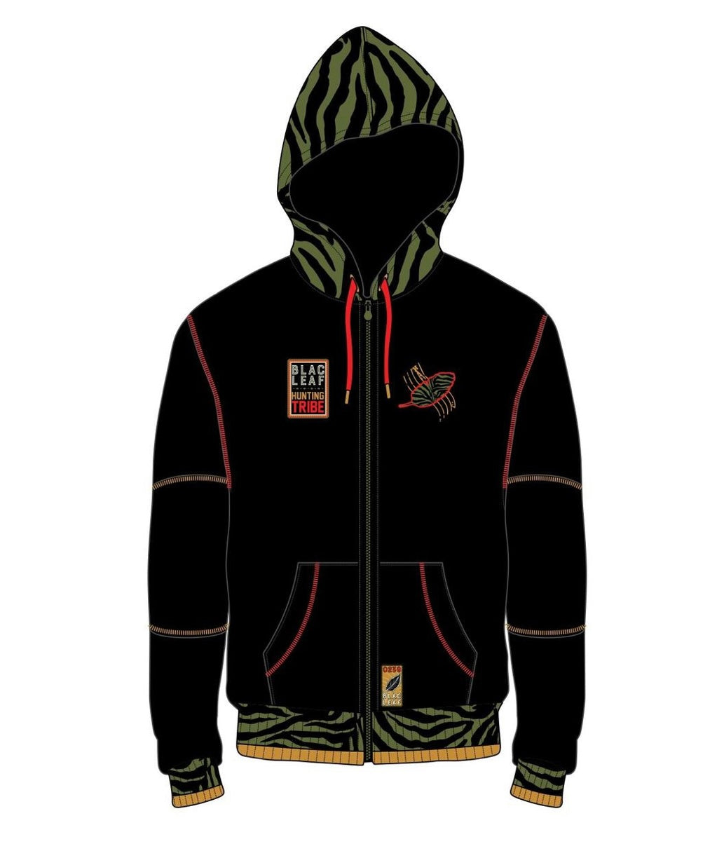BLAC LEAF - HUNTING TRIBE FULL ZIP HOODIE (BLSC-106)