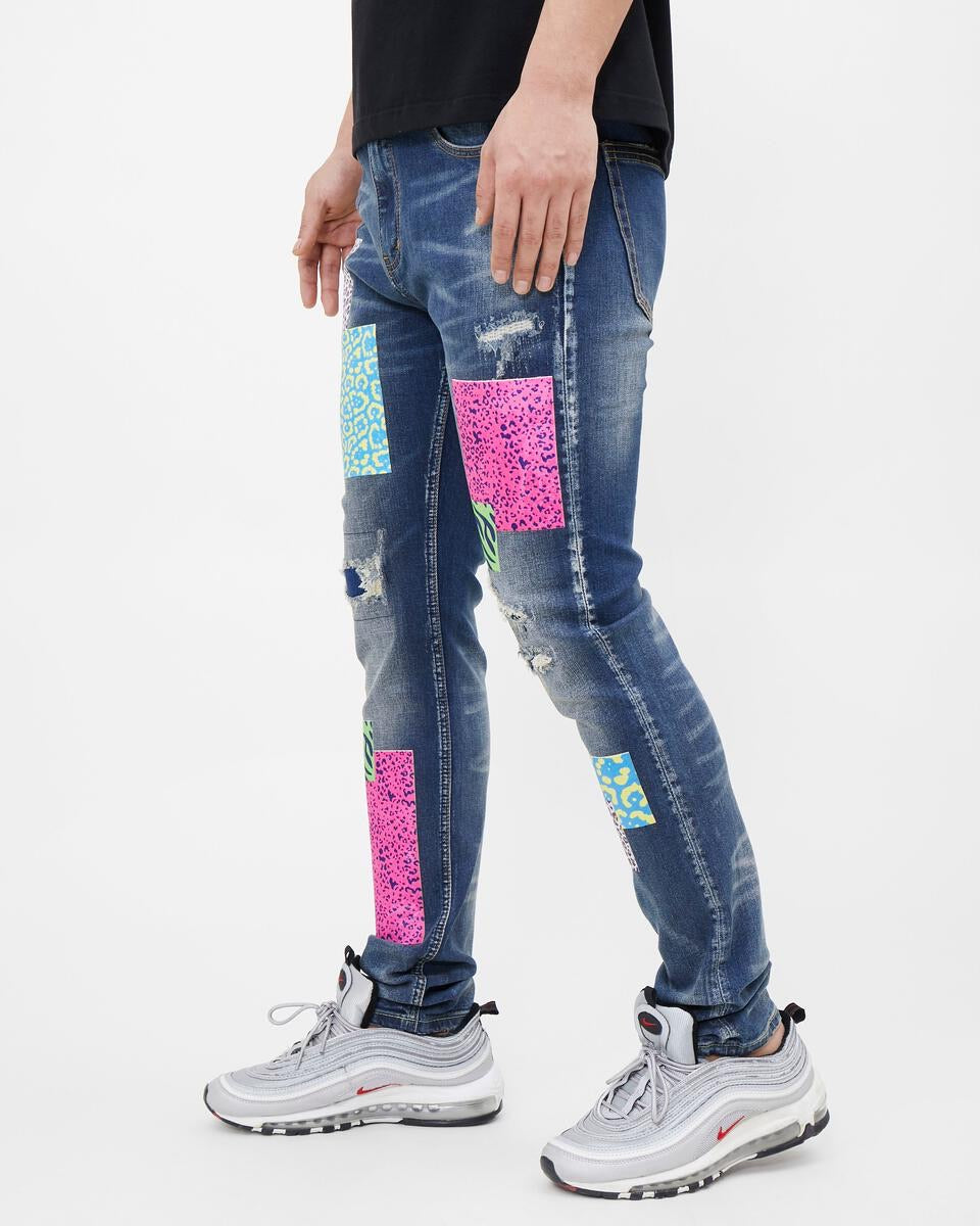 Eternity - Patch Multi Color Jean