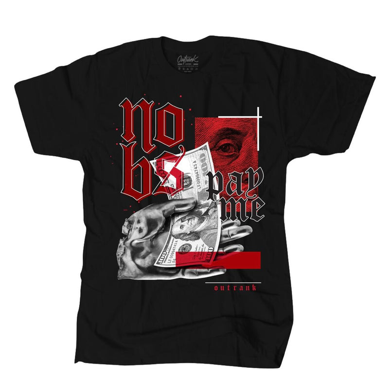 Outrank - Pay Me Black / Red Tee