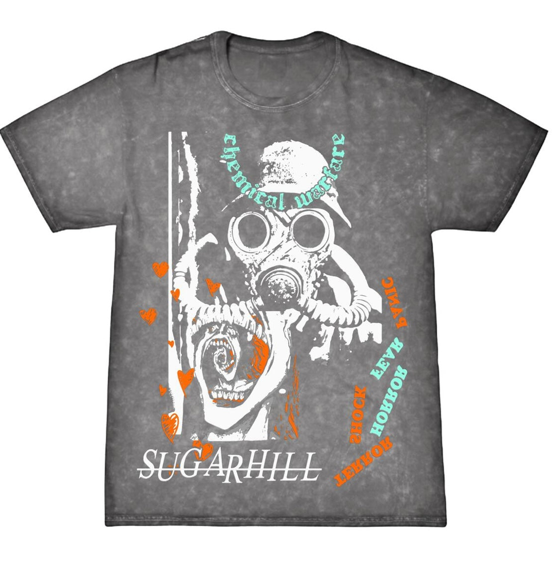 Sugar Hill - CHEMICAL WARFARE Grey Tee