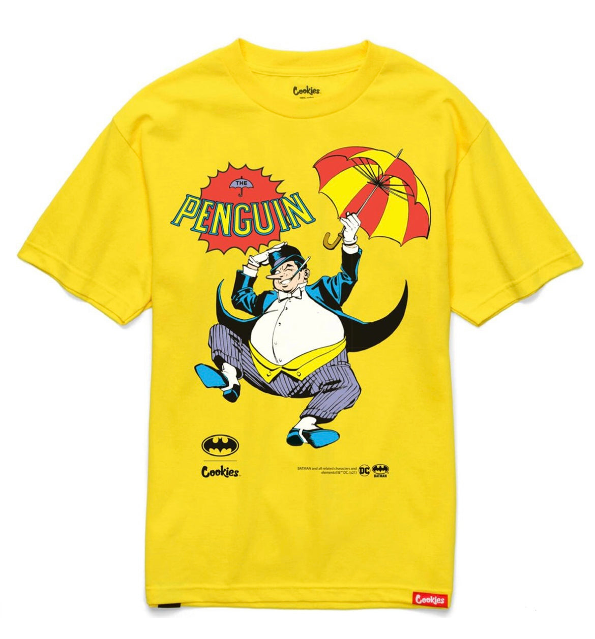 Cookies - penguin Yellow tee