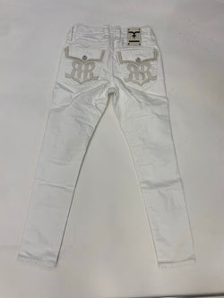 Rock Revival - Nikola / Biker  White Jean