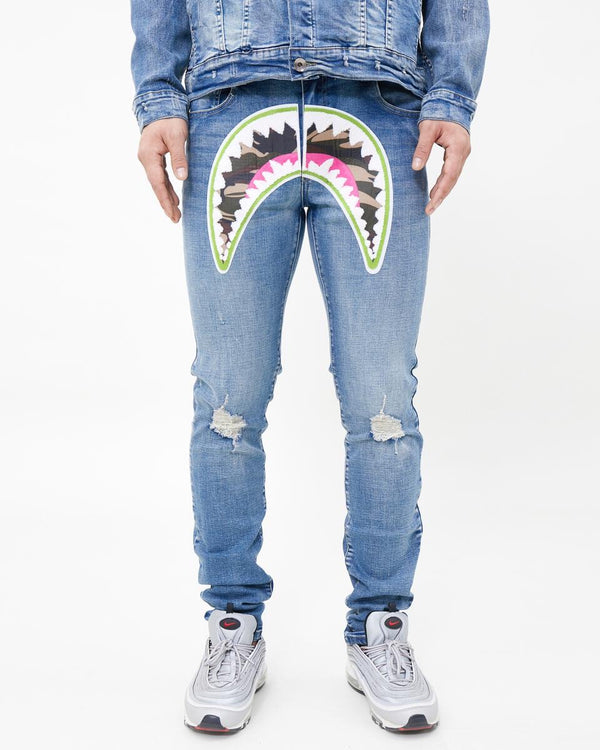 Eternity - Medium Wash / Light Blue SHARKMOUTH NEON Jean