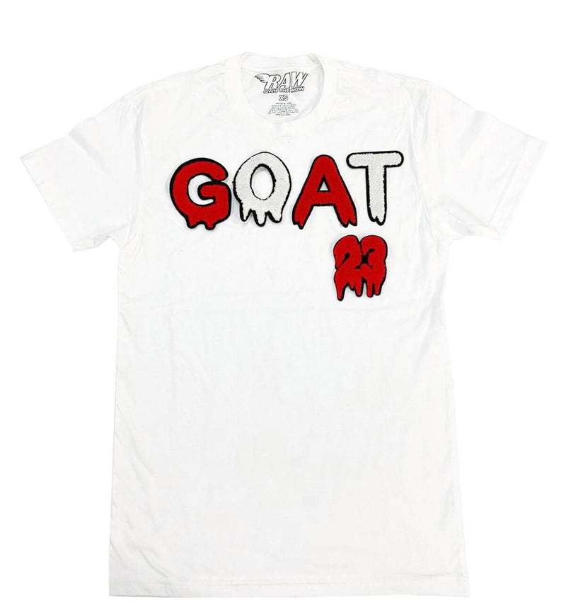 Rawalty - Goat White / Red Tee