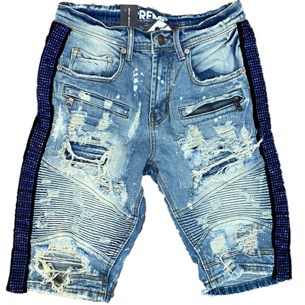 Preme Shorts - Royal Blue Diamond
