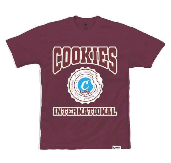 Cookies - international Maroon tee