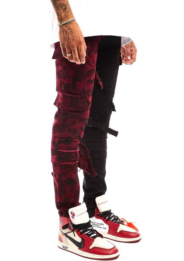 Reelstic - Camo Maroon / Black