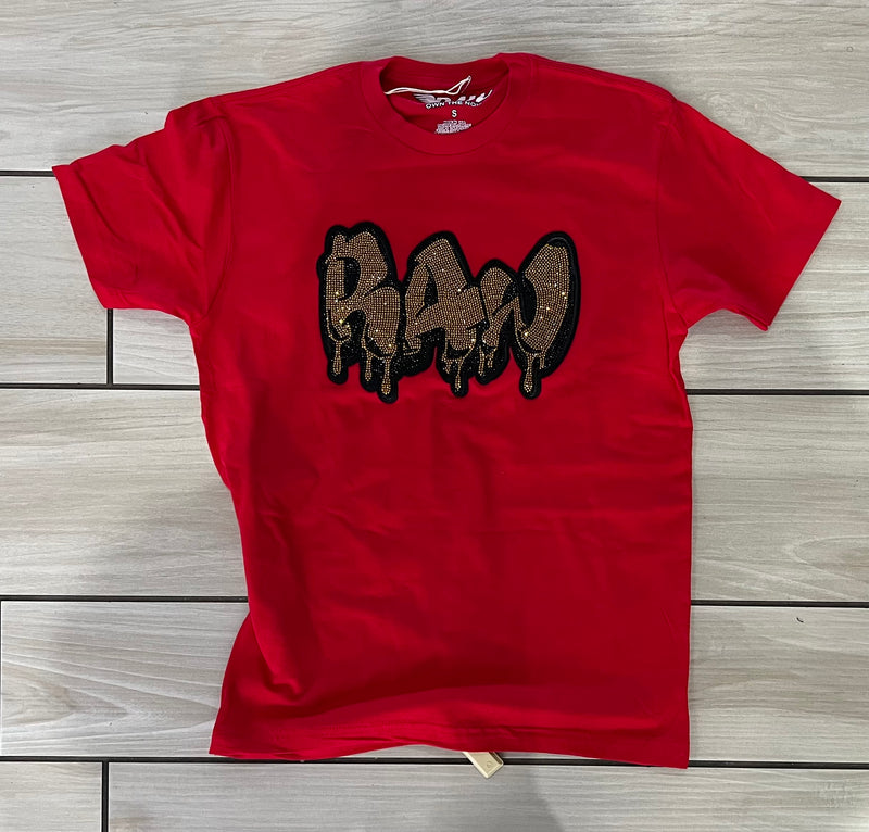 Rawalty - RAW Drip Red / Gold Tee