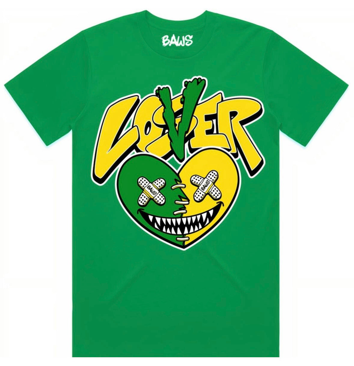 Baws - Lover Brazil Green Yellow Tee
