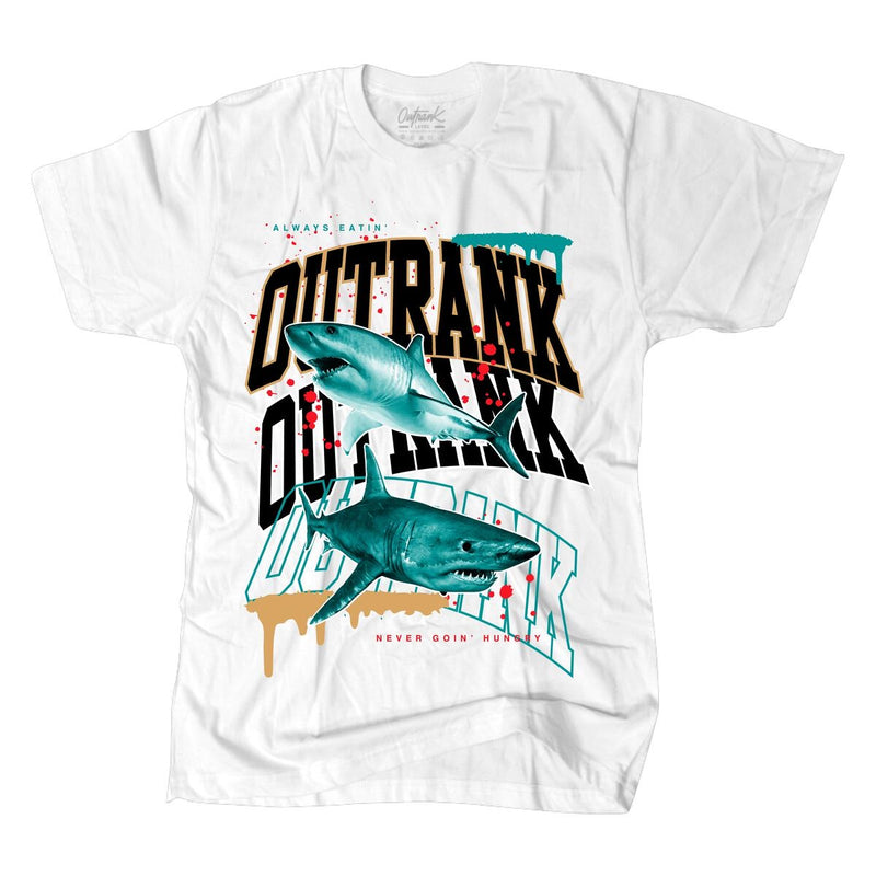 OutRank - Never Goin' Hungry White Tee