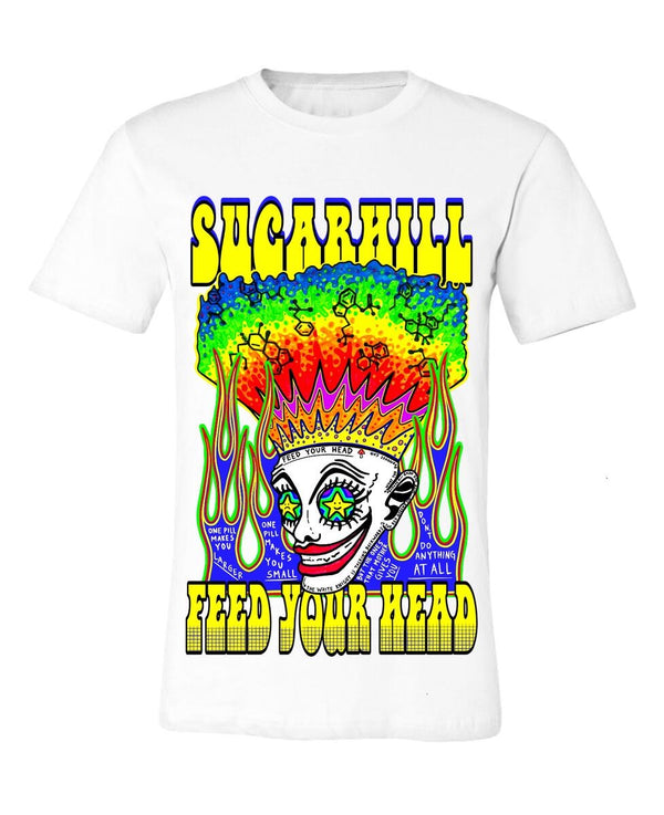 Sugar Hill - FEED YOUR HEAD T-SHIRT (WHITE)
