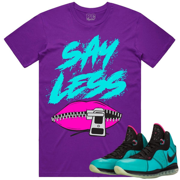 Planet Of Grapes - Say Less Purple Tee