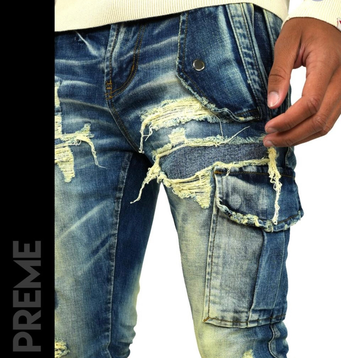 Preme - PR-WB-1196 Indigo Jean