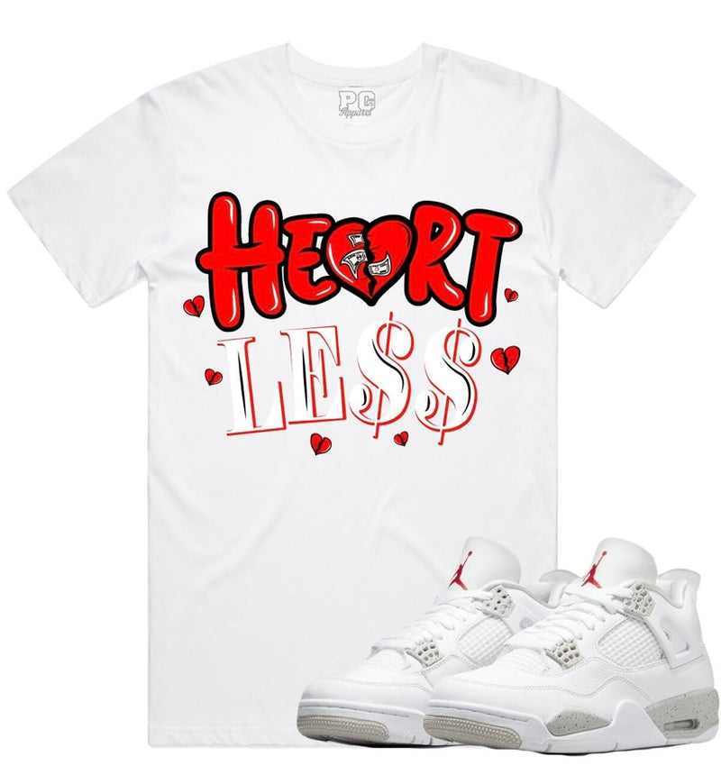 Planet Of Grapes - HeartLess White / Red Tee
