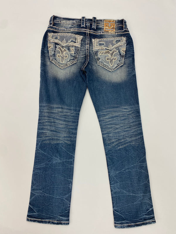 Rock Revival - Storm Gray Straight Jean