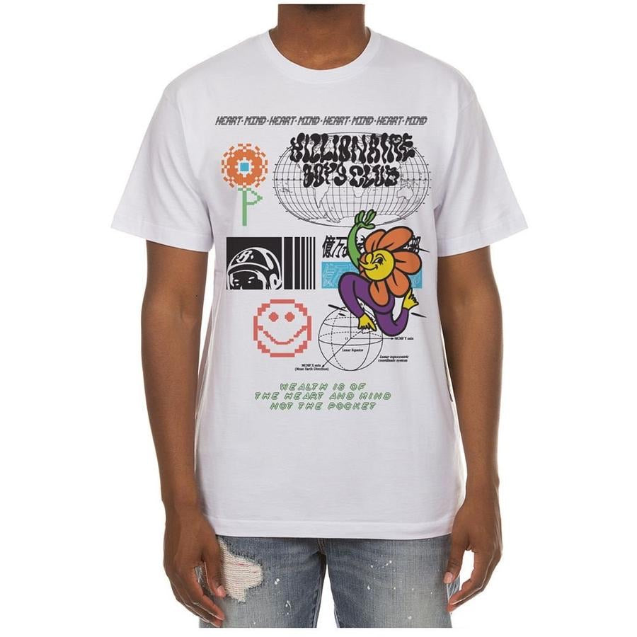 Billionare Boys Club - BBC White BB Flora SS Tee White 811-3203