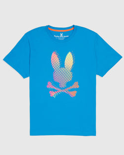 Psycho Bunny - MENS HINDES GRAPHIC Blue tee