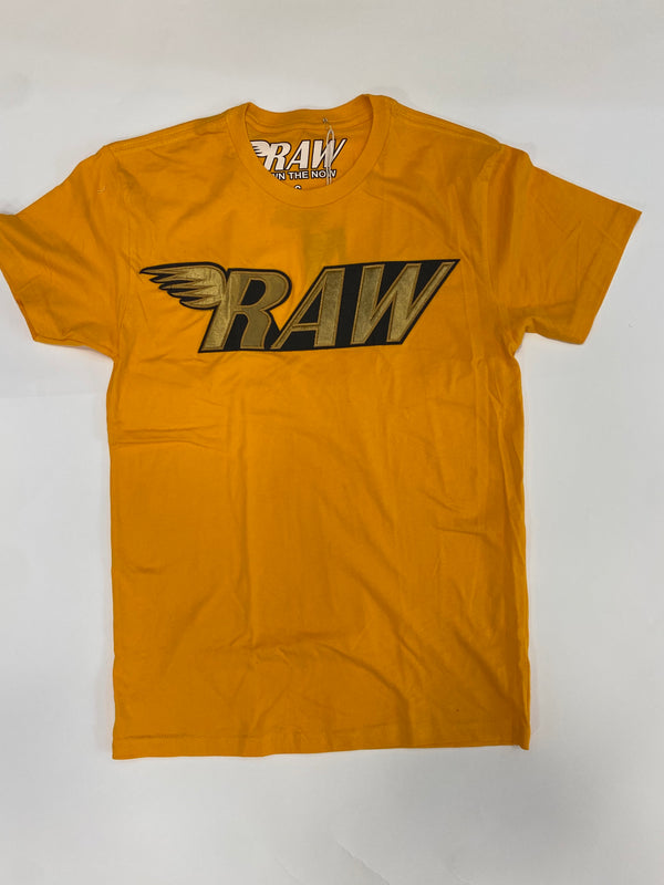 Rawalty - RAW Gold / Gold Logo Tee