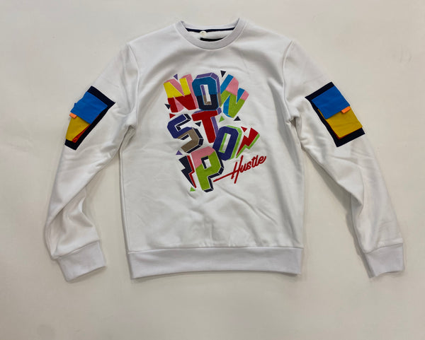 Politics - Non Stop Sweater White