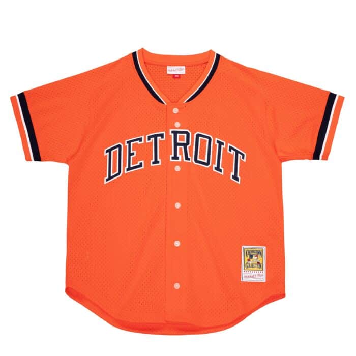 Mitchell & Ness - Detroit Orange Jersey