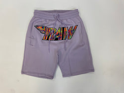 Rawalty - RAW Short Light Purple / Multi Color Short