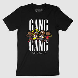 Rich & Rugged - Gang Gang Black / White T Shirt