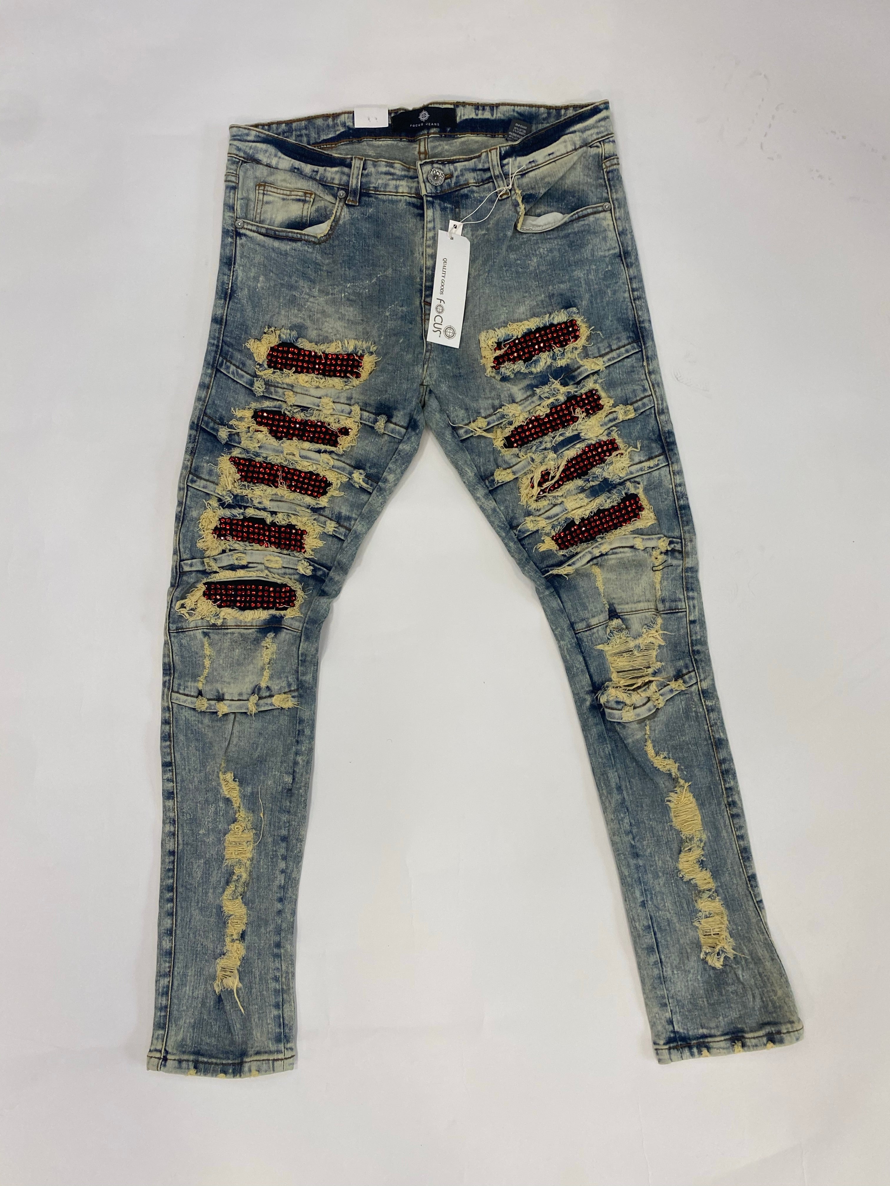 Focus - Dirt Wash Red Diamond Jean