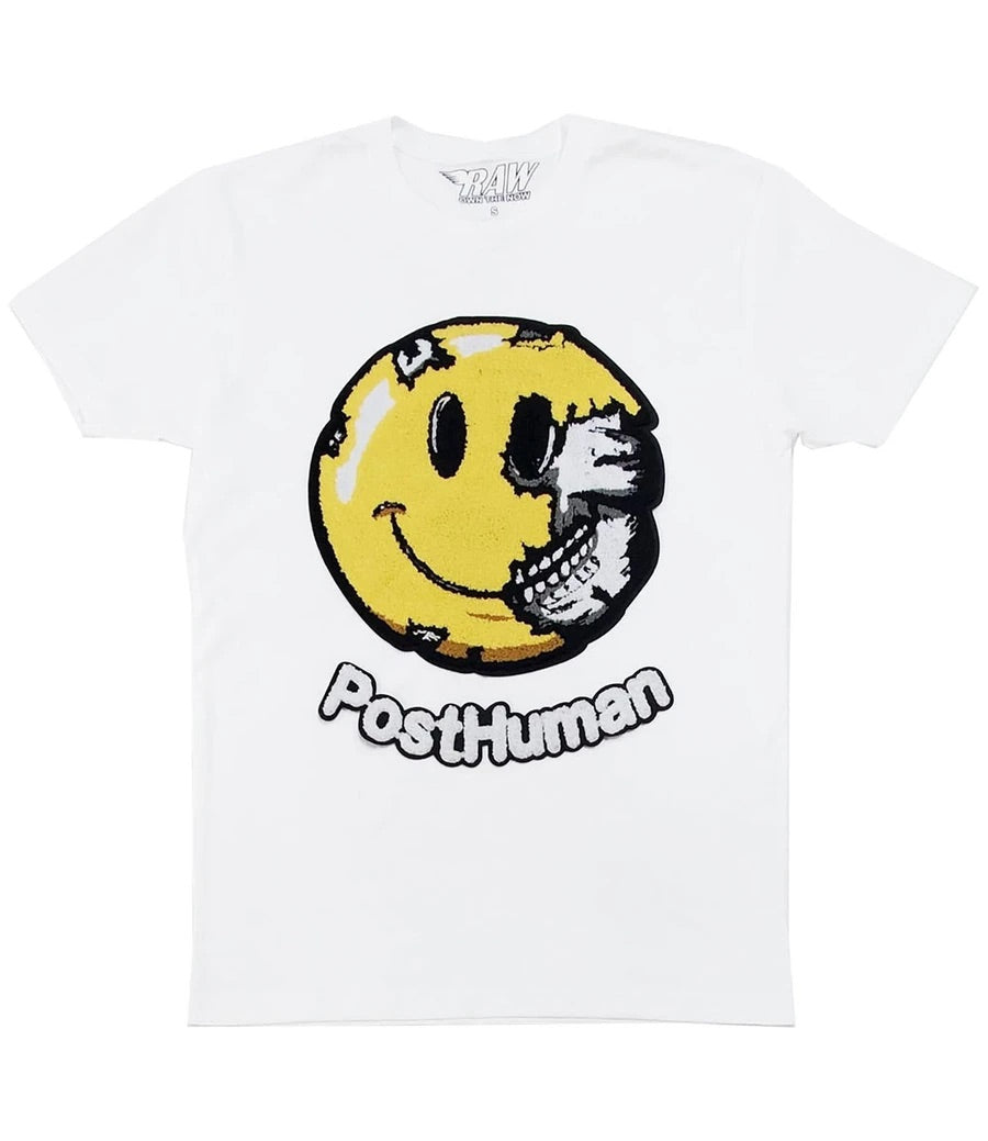 Rawalty - Smile Post Human White Tee