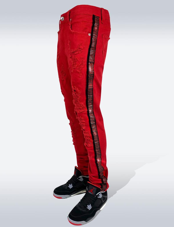 Preme - Jean Red /Red Stripe