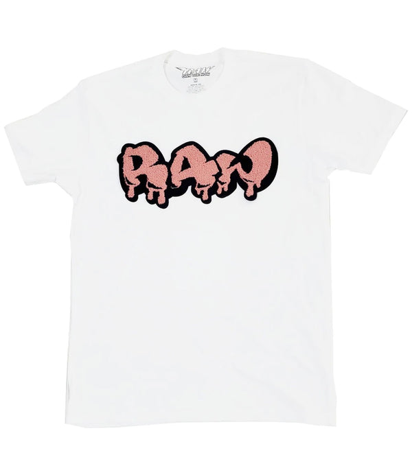 Rawalty - DRIP Raw White / Pink / Peach Tee