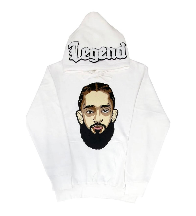 Rawalty - Hoody Nipsey White