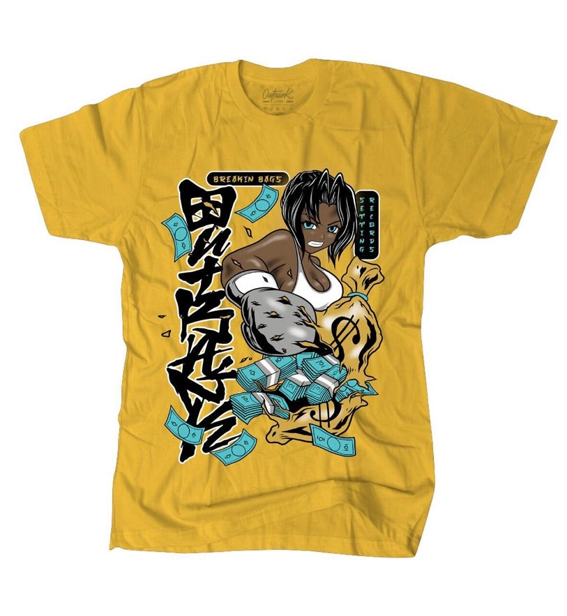 Outrank - Breakin' Bags Yellow / Mustard Tee