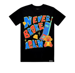 Never broke again - TRAP PHONE Black Tee