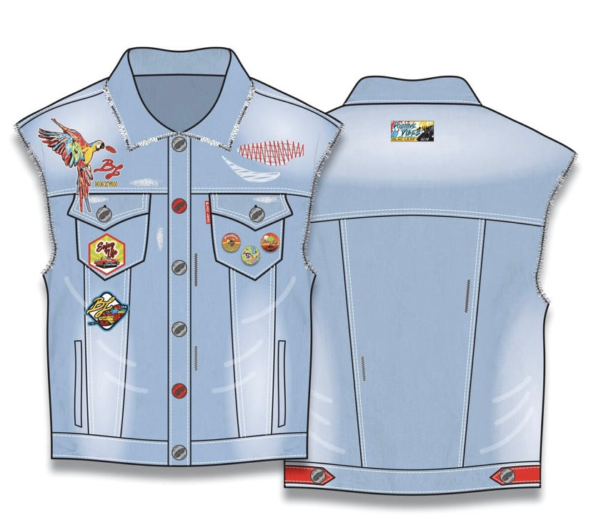 BLAC LEAF - Vest ENJOY LIFE JEAN VEST (BLTC-206)