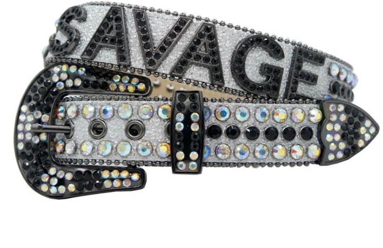 DNA - Belt Silver / Black Savage