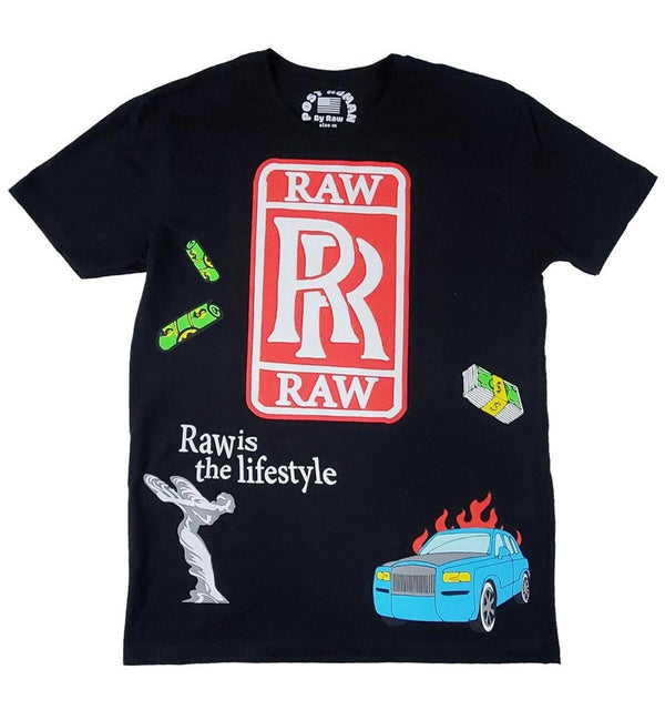 Rawalty - RR Puff Black Tee