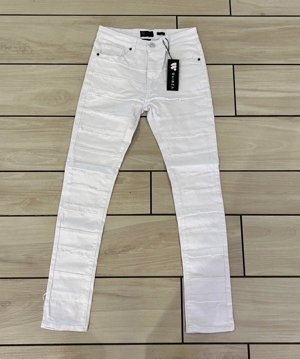 Waimen - Jean M5478T White Jean