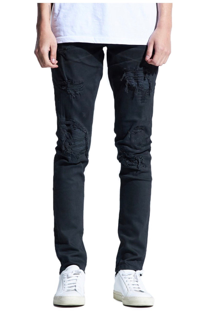 Embellish - Rip & Repair Black Jean