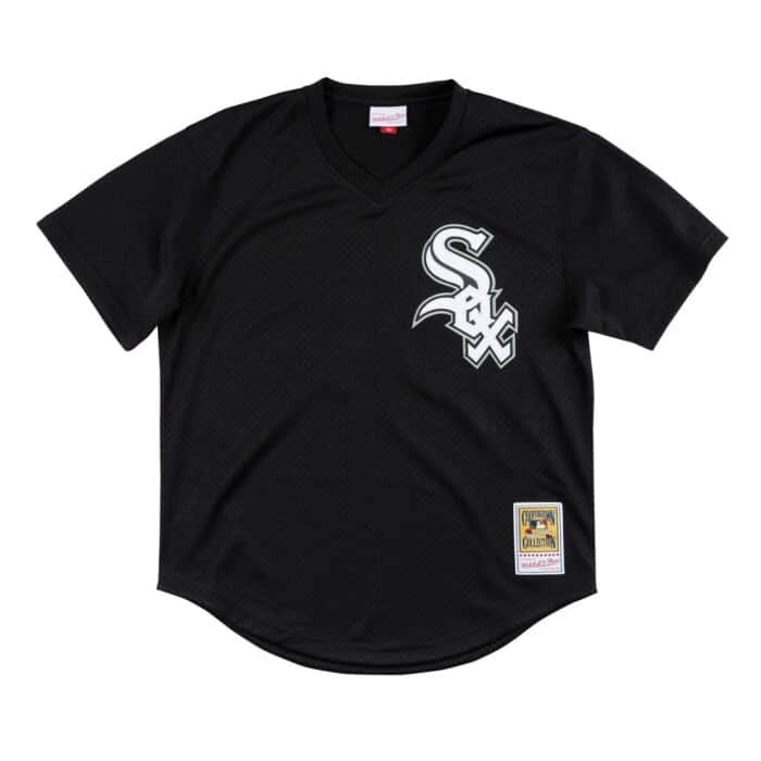 Mitchell & Ness - Black / White SOX Jersey – Empire Clothing Shop