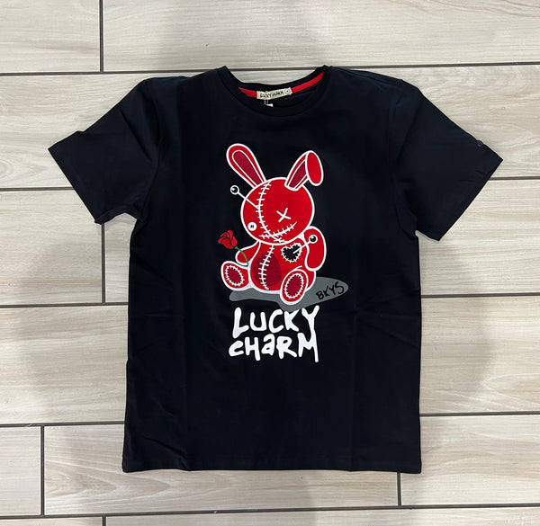 Black keys - Lucky Charm Black / Red / White tee